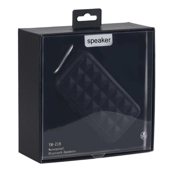 Altavoz Bluetooth impermeable Z18 3ATM con gancho para colgar, llamadas manos libres y tarjeta TF y AUX.
