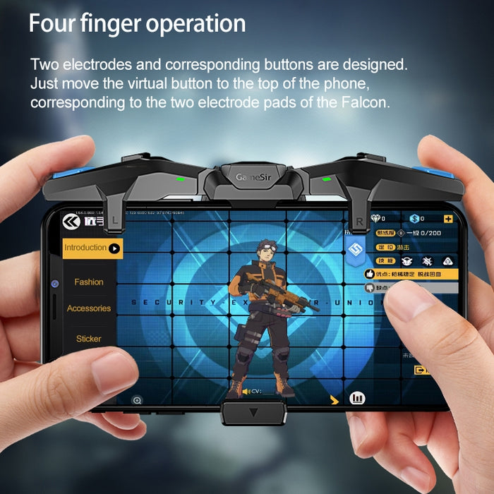 GameSir F4 plegable con forma de ala de águila, condensador de conexión directa física, Gamepad Compatible con dispositivos con sistema IOS y Android
