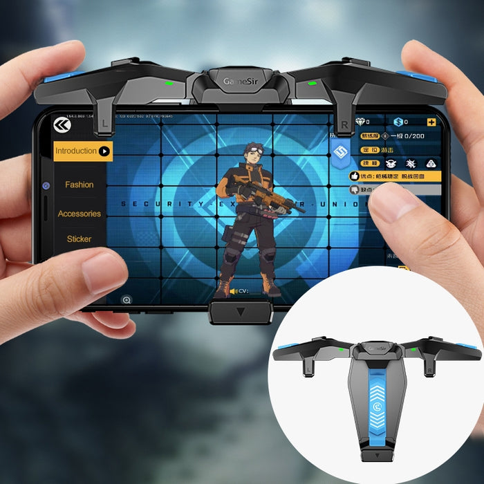 GameSir F4 plegable con forma de ala de águila, condensador de conexión directa física, Gamepad Compatible con dispositivos con sistema IOS y Android