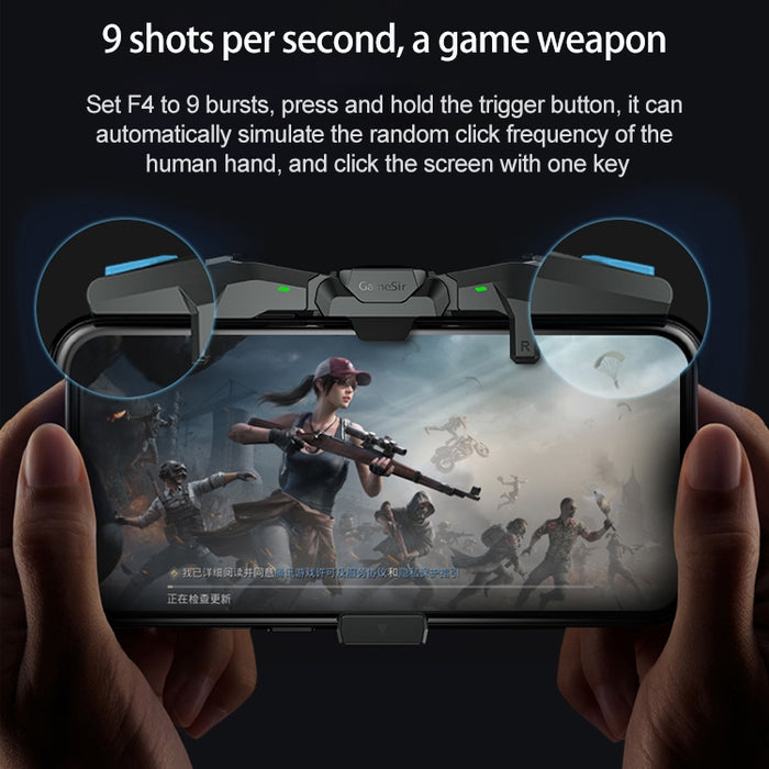 GameSir F4 plegable con forma de ala de águila, condensador de conexión directa física, Gamepad Compatible con dispositivos con sistema IOS y Android