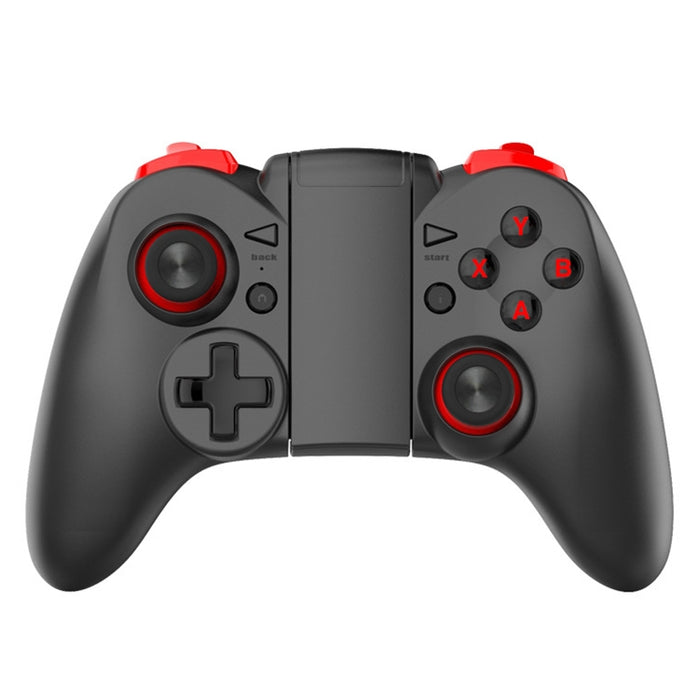 MB-838(X5Plus) Bluetooth 4.0 + 2.4G Gamepad inalámbrico de modo dual con soporte retráctil, compatible con conexión directa Android / IOS y reproducción directa