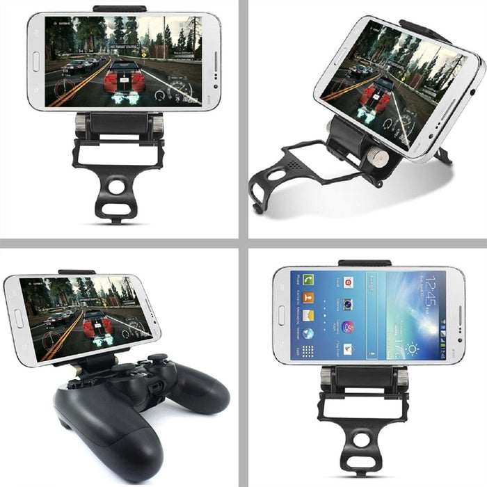 Soporte de mango de consola de juegos tipo clip plegable MB-822 para controlador PS4, longitud máxima de estiramiento: 90 mm