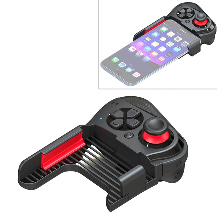 MOCUTE-059 Bluetooth 4.0 Gamepad Bluetooth para zurdos de modo dual para teléfonos de 6,5 a 7,2 pulgadas, compatible con conexión directa y reproducción directa de Android / IOS