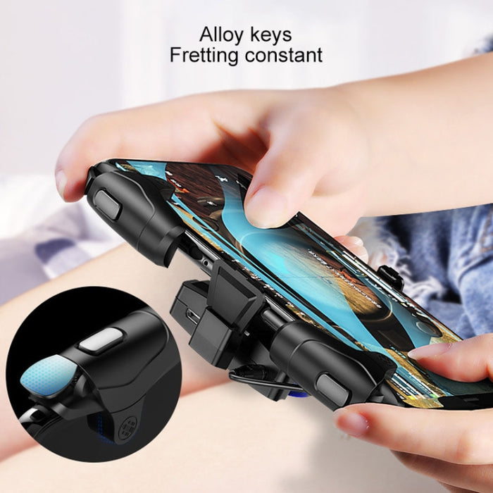 Botón Separable de aleación antideslizante, mando para juegos de teléfono móvil, compatible con modo ráfaga, adecuado para teléfonos móviles de 4,7-6,5 pulgadas