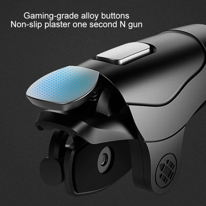 Botón Separable de aleación antideslizante, mando para juegos de teléfono móvil, compatible con modo ráfaga, adecuado para teléfonos móviles de 4,7-6,5 pulgadas