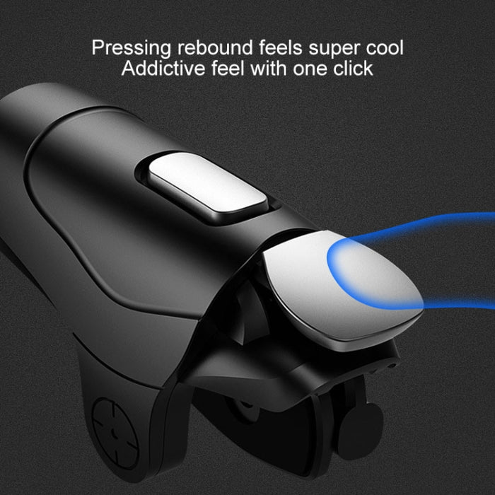 Botón Separable de aleación antideslizante, mando para juegos de teléfono móvil, compatible con modo ráfaga, adecuado para teléfonos móviles de 4,7-6,5 pulgadas