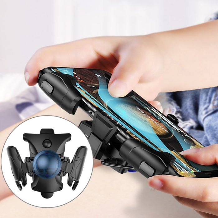 Botón Separable de aleación antideslizante, mando para juegos de teléfono móvil, compatible con modo ráfaga, adecuado para teléfonos móviles de 4,7-6,5 pulgadas