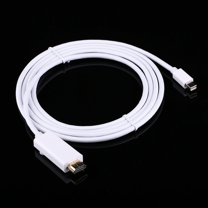 Cable adaptador Mini DisplayPort macho a HDMI macho de 1,8 m
