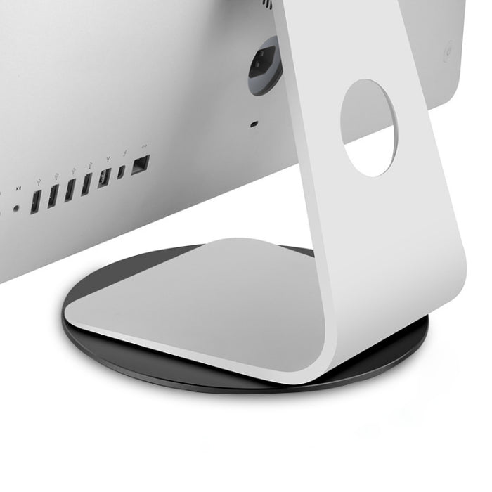 AP-5M Monitor de computadora iMac Base de aleación de aluminio Soporte de chasis giratorio de 360 grados