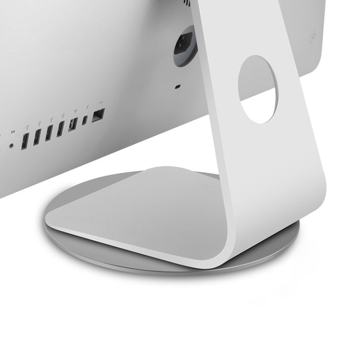 AP-5M Monitor de computadora iMac Base de aleación de aluminio Soporte de chasis giratorio de 360 grados
