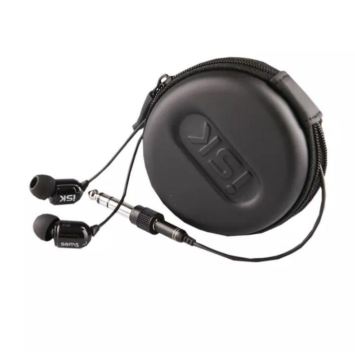 ISK SEM5 3,5 mm estéreo de alta fidelidad en el auricular del monitor del oído para los auriculares de la canción de la red de la computadora del teléfono