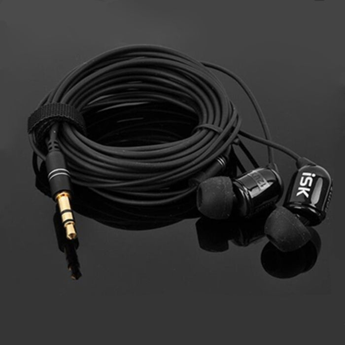 ISK SEM5 3,5 mm estéreo de alta fidelidad en el auricular del monitor del oído para los auriculares de la canción de la red de la computadora del teléfono