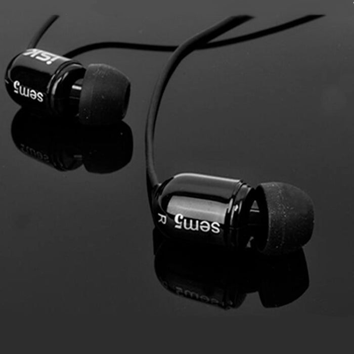 ISK SEM5 3,5 mm estéreo de alta fidelidad en el auricular del monitor del oído para los auriculares de la canción de la red de la computadora del teléfono