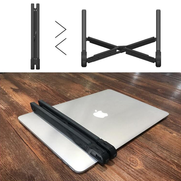 NEXSTAND Soporte extensor de altura para computadora portátil Soporte plegable para disipación de calor para computadora portátil, Tamaño: 27x3,9x3,6 cm