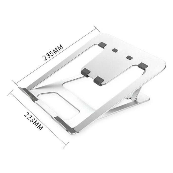 Soporte extensor de altura para computadora portátil Soporte plegable para disipación de calor para computadora portátil, tamaño: 22,3x23,5x1,3 cm