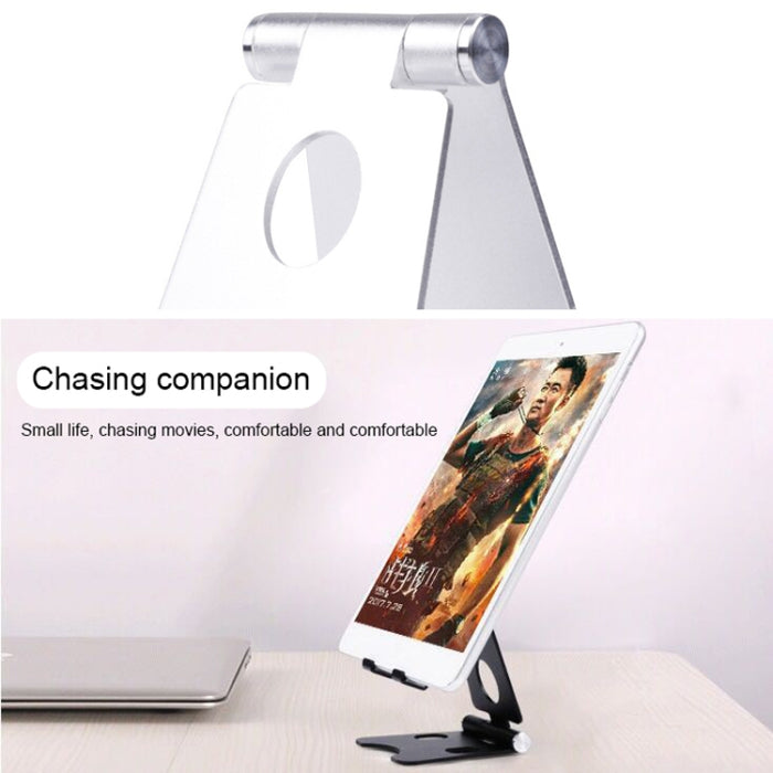 ROOSTAND R2 Soporte para tableta de escritorio móvil de aleación de aluminio Artefacto perezoso plegable doble, Tamaño: 6,4x7x9 cm
