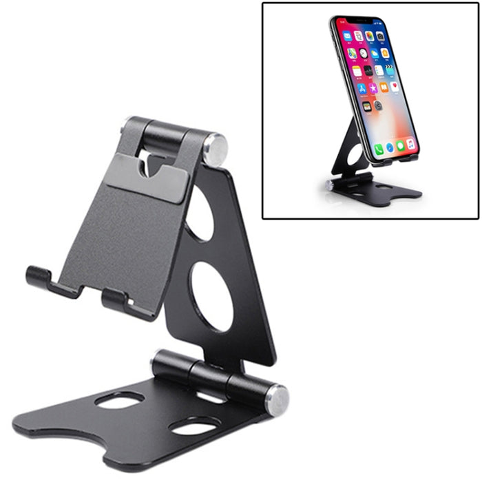 ROOSTAND R2 Soporte para tableta de escritorio móvil de aleación de aluminio Artefacto perezoso plegable doble, Tamaño: 6,4x7x9 cm