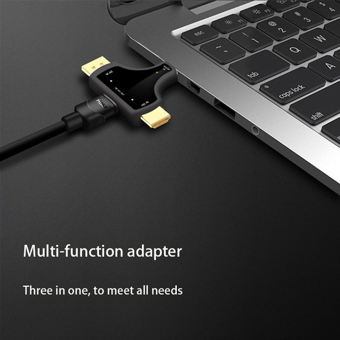 D62A DisplayPort + Mini DP + HDMI Macho a HDMI Hembra Adaptador 3 en 1