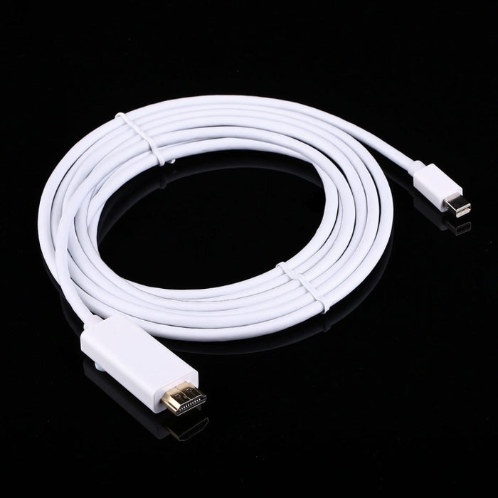 Cable adaptador Mini DisplayPort macho a HDMI macho de 3m