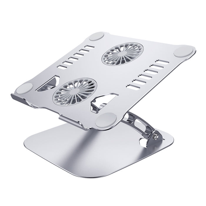 Soporte de enfriamiento plegable del ventilador del ordenador portátil de la aleación de aluminio del multiángulo HZ13