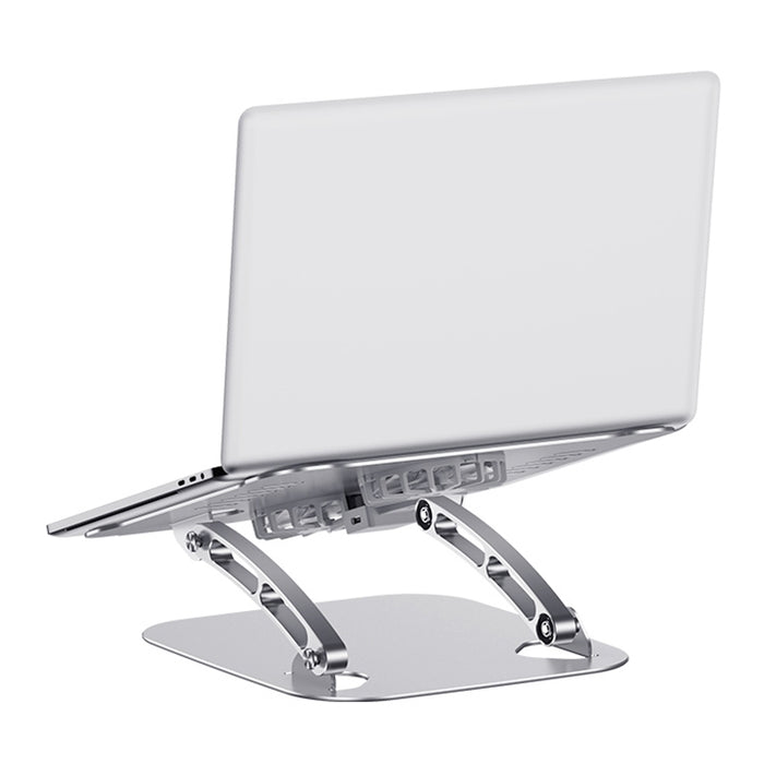 Soporte de enfriamiento plegable del ventilador del ordenador portátil de la aleación de aluminio del multiángulo HZ13