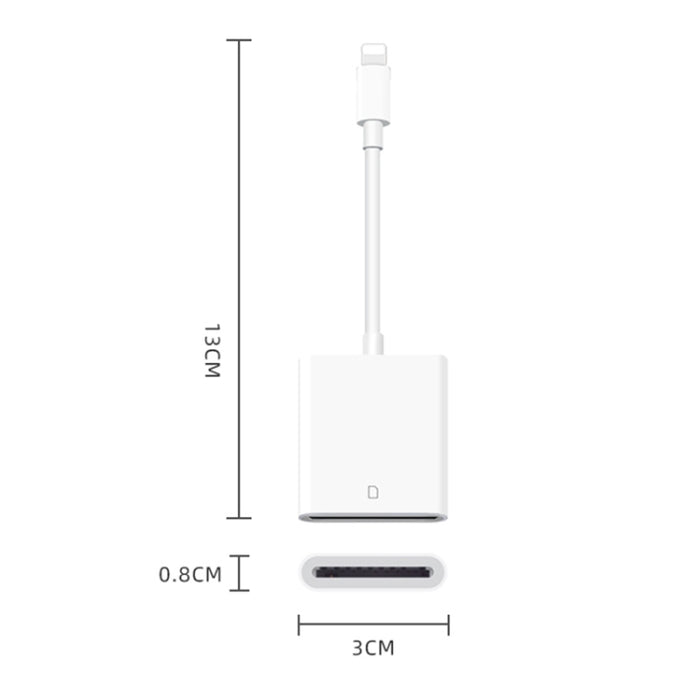 Lector de tarjetas SD para teléfono móvil D-128 de 8 pines