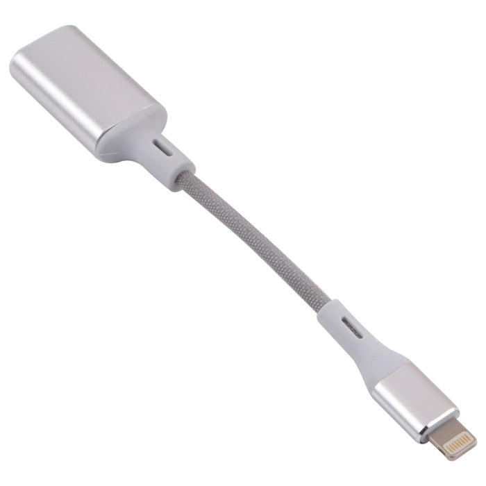 Varón de 8 pines al adaptador de cámara OTG hembra USB, compatible con IOS 13 o superior