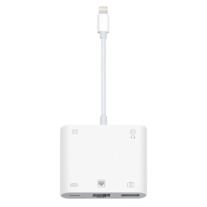 S-330 5 en 1 Adaptador macho de 8 pines a 8 pines / USB3.0 / RJ45 / 3,5 mm hembra