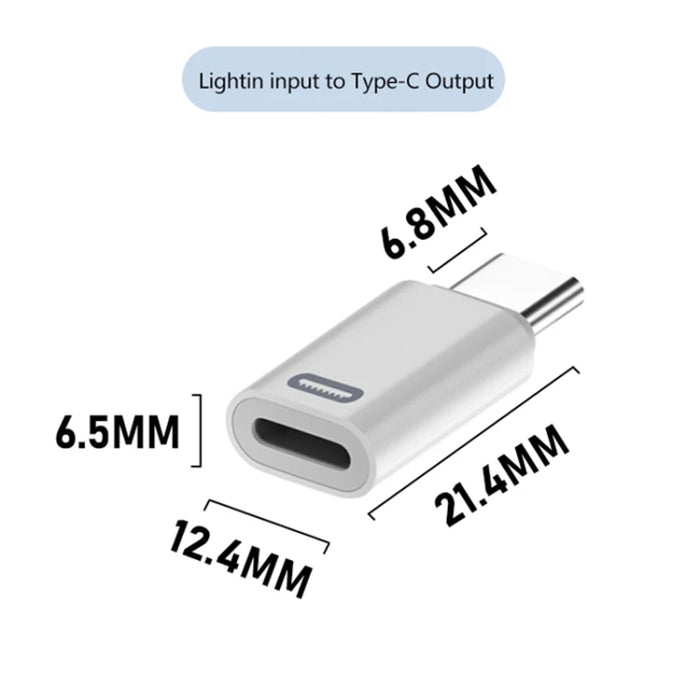 Adaptador Gen3 hembra de 8 pines a USB-C/tipo-C macho, compatible con carga rápida PD, Gen3