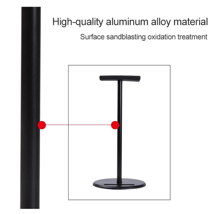 X1 Soporte universal desmontable para auriculares de aleación de aluminio