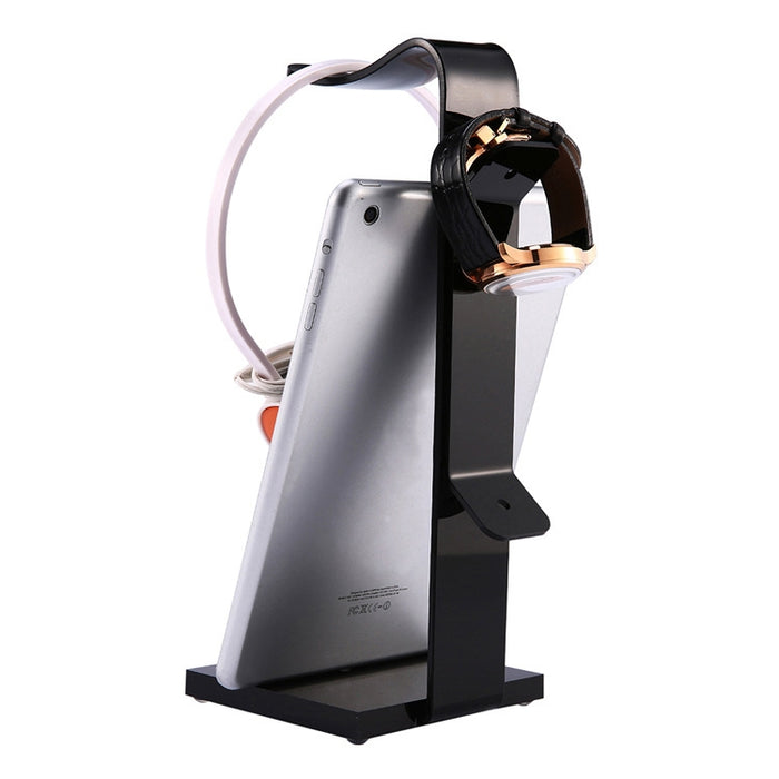 0218 Teléfonos acrílicos / Tablet PC Soporte universal Soporte para auriculares multifunción Colgador de exhibición