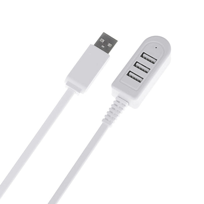Adaptador HUB hembra de 30 cm TPE USB A a 3 puertos USB
