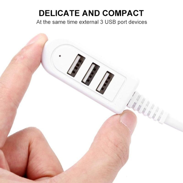Adaptador HUB hembra de 1,2 m TPE USB A a 3 puertos USB