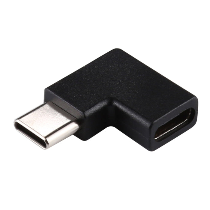 Adaptador convertidor USB-C / Tipo-C hembra a macho en ángulo recto de 90 grados