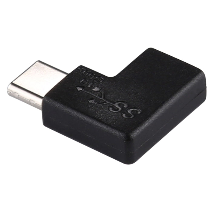 Adaptador convertidor USB-C / Tipo-C hembra a macho en ángulo recto de 90 grados