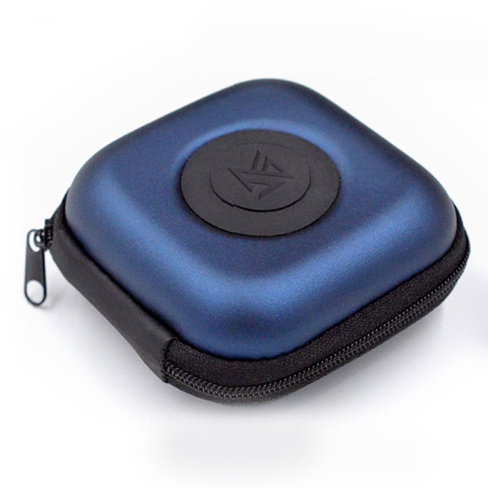 Estuche receptor de PU portátil para auriculares con cargador de cable de datos KZ