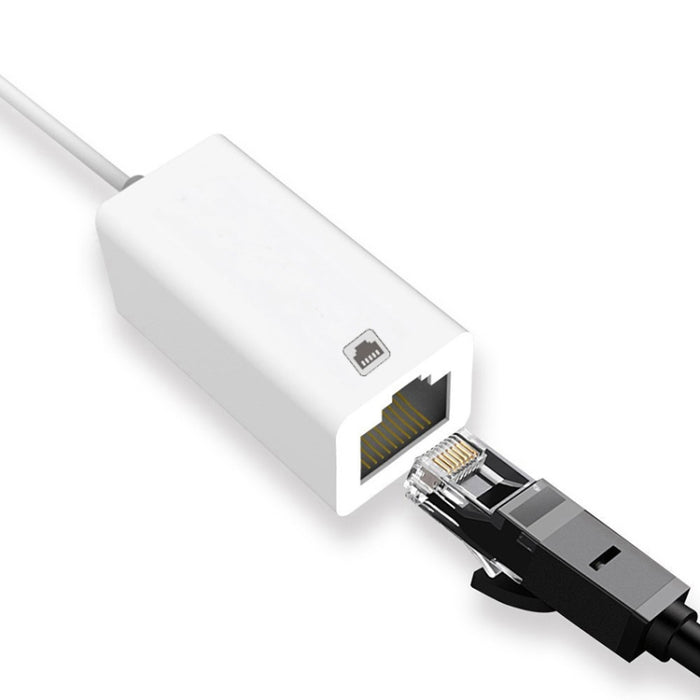 Adaptador de tarjeta de red Micro Ethernet NK-107 A1, puertos hembra de carga de 8 pines a macho de 8 pines