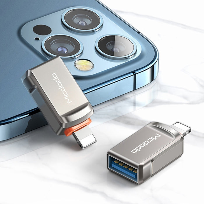 MCDODO USB 3.0 hembra a 8 pines macho OTG convertidor USB Flash Disk