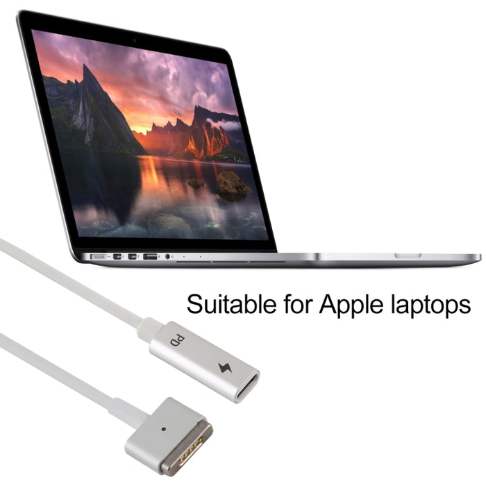 Adaptador de carga MagSafe 2 (en forma de T) de 5 pines a USB-C / Type-C PD