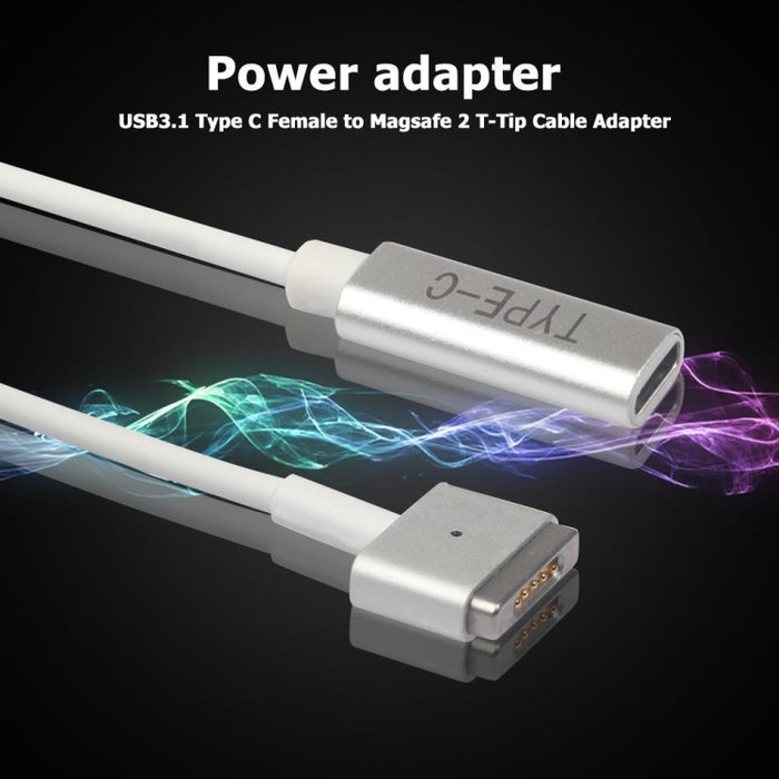 Adaptador de carga MagSafe 2 (en forma de T) de 5 pines a USB-C / Type-C PD