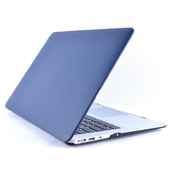 Para MacBook Air 13,3 pulgadas A1466 2012-2017 / A1369 2010-2012 Funda de pasta de cuero PU para computadora portátil