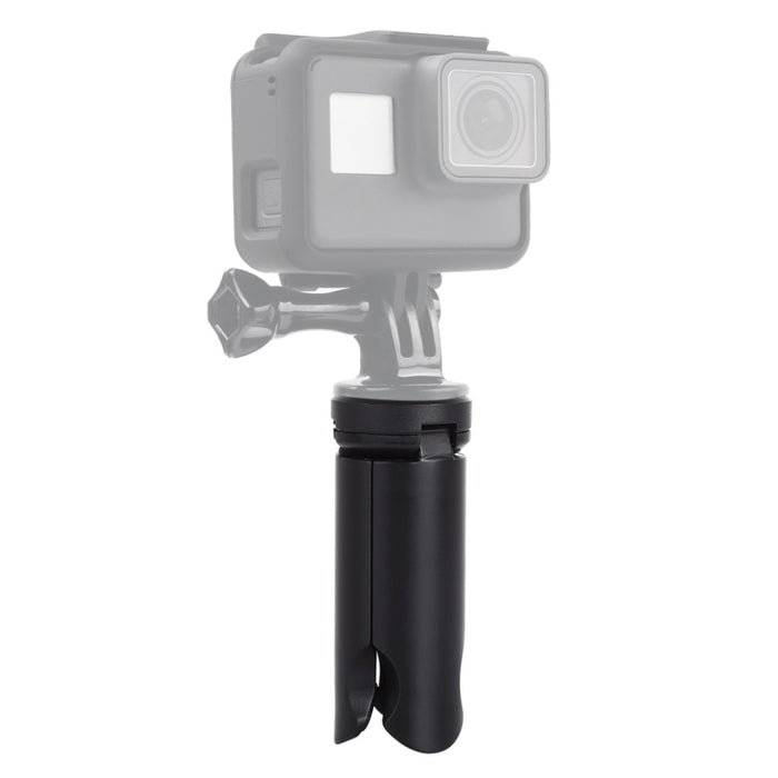 Trípode de plástico plegable PULUZ + soporte de abrazadera de aleación de aluminio con zapata fría para iPhone, Galaxy, Huawei, Xiaomi, Sony, HTC, Google y otros teléfonos inteligentes