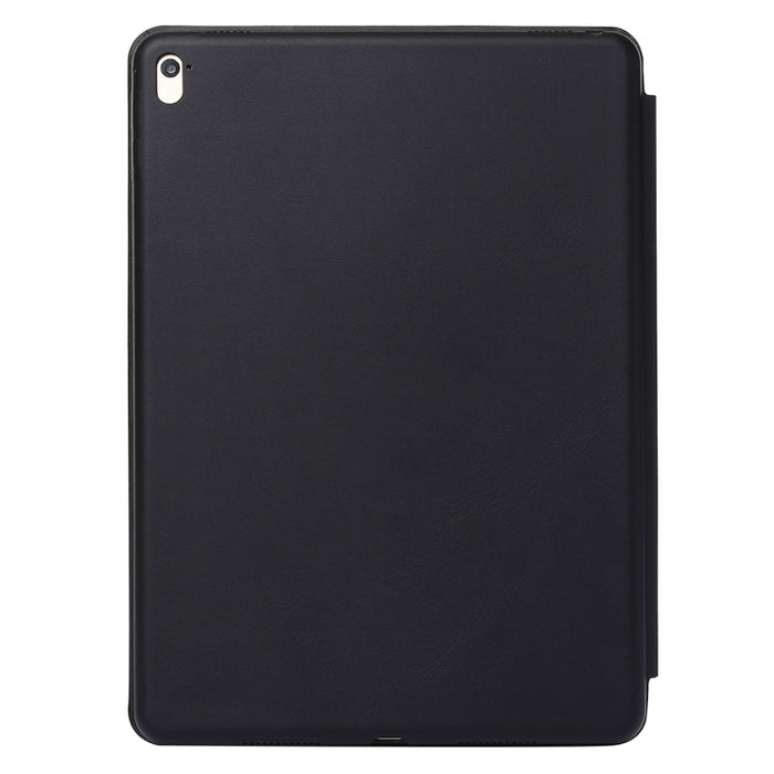 Funda de cuero de color sólido con tapa horizontal con soporte plegable triple y función de activación / suspensión para iPad Pro de 9,7 pulgadas