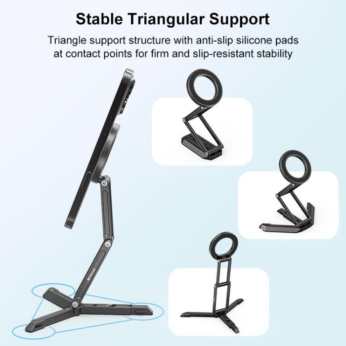 MagSafe Desktop Live Streaming Magnetic Foldable Phone Holder Bracket, Live Streaming Bracket