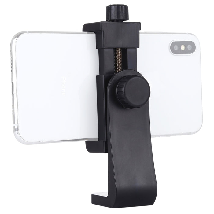 PULUZ Soporte de abrazadera para teléfono con disparo vertical horizontal universal giratorio de 360 grados para iPhone, Galaxy, Huawei, Xiaomi, Sony, HTC, Google y otros teléfonos inteligentes