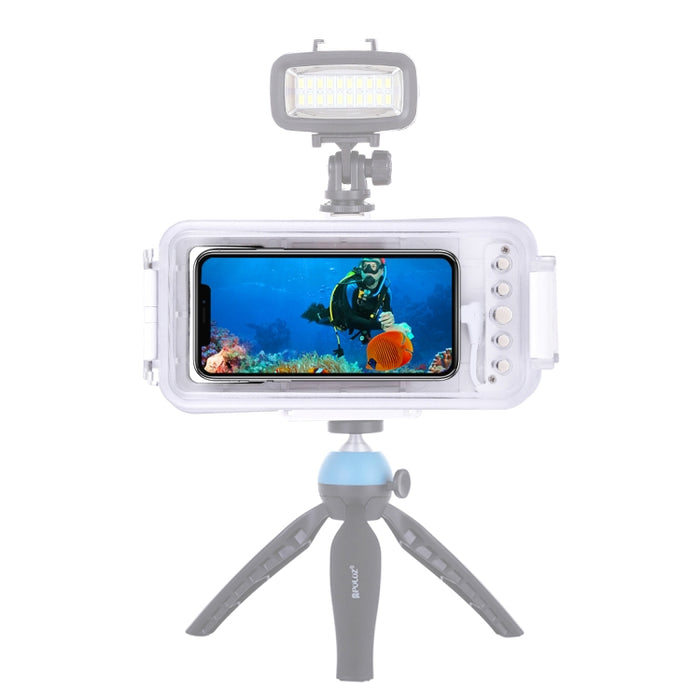 Carcasa de buceo impermeable PULUZ 45 m/147 pies para iPhone