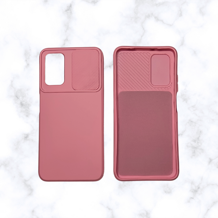 Para Xiaomi Redmi 9T/ Poco M3 Funda protectora Antishock Liso (Rosa)