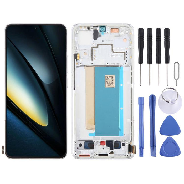 For Xiaomi Poco F6 Pro AMOLED Original LCD Screen Digitizer Full Assembly with Frame, For Xiaomi Poco F6 Pro(Original)