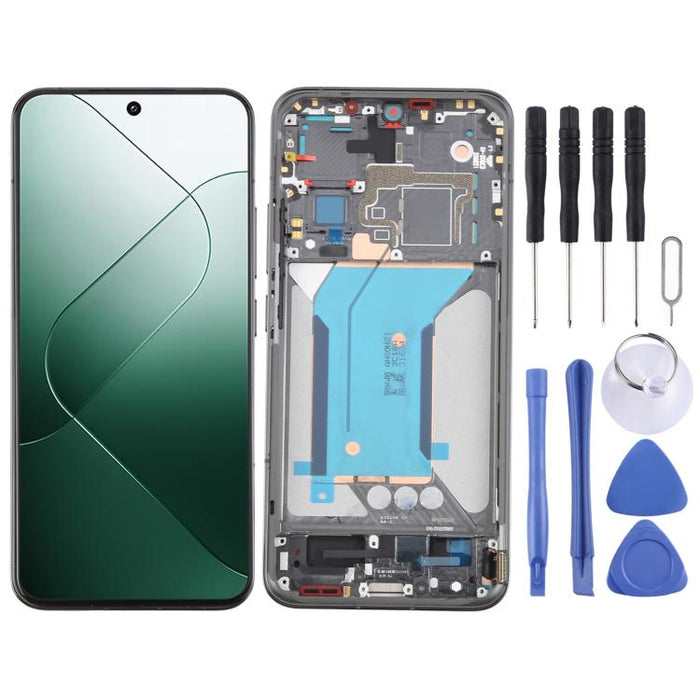 For Xiaomi 14 AMOLED Original LCD Screen Digitizer Full Assembly with Frame, For Xiaomi 14(Original)
