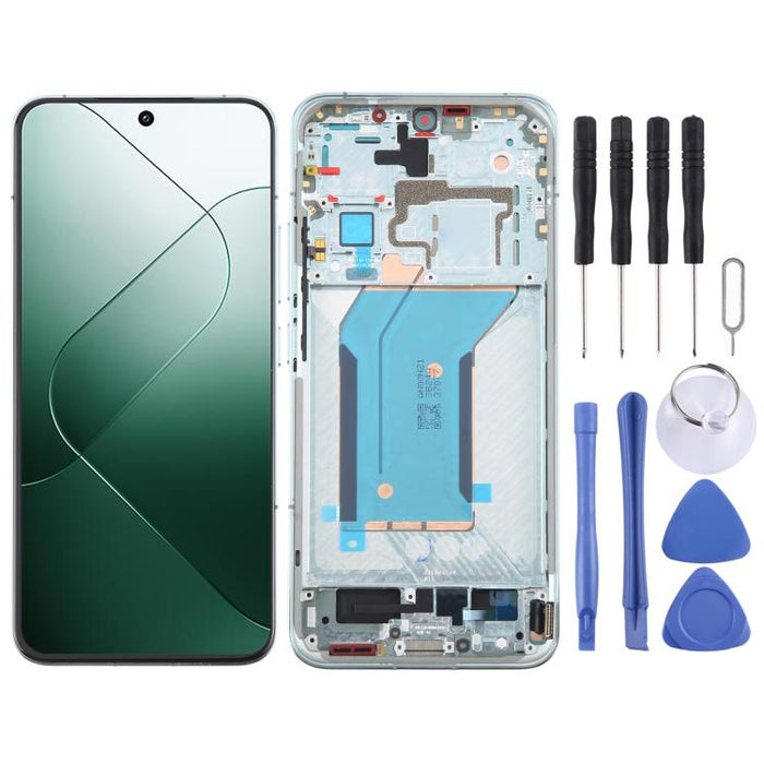 For Xiaomi 14 AMOLED Original LCD Screen Digitizer Full Assembly with Frame, For Xiaomi 14(Original)